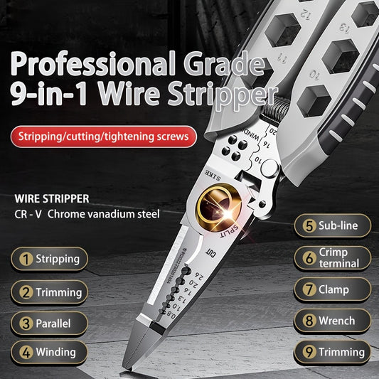 Durable Stainless Steel Pliers - Effortless Cutting & Repairs, Rust-Resistant, No Assembly Required