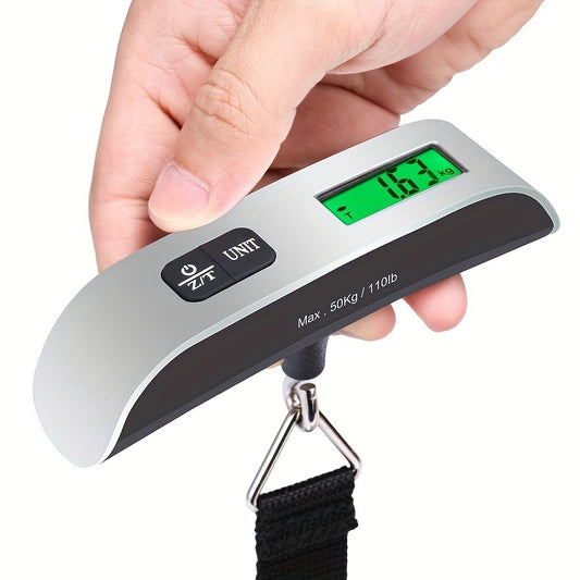 Compact & Quick-Charge Portable Luggage Scale: High Precision, Battery-Powered - Traveler's Must-Have